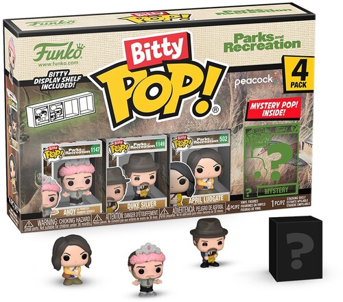 BITTY POP TELEVISION PARKS & RECREATION ANDY 4PK