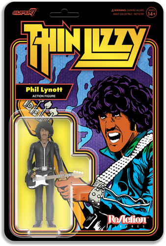 SUPER7 - THIN LIZZY REACTION FIGURES - PHIL LYNOTT