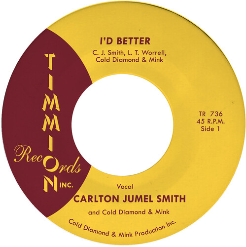 I'd Better/ I'd Better (Instrumental)