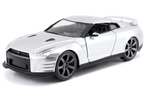 1 24 FF - BRIAN'S NISSAN GT-R (R35) - CANDY SILVER|alliance entertainment