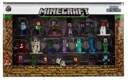 NANO METALFIGS MINECRAFT 20 PK WAVE 2