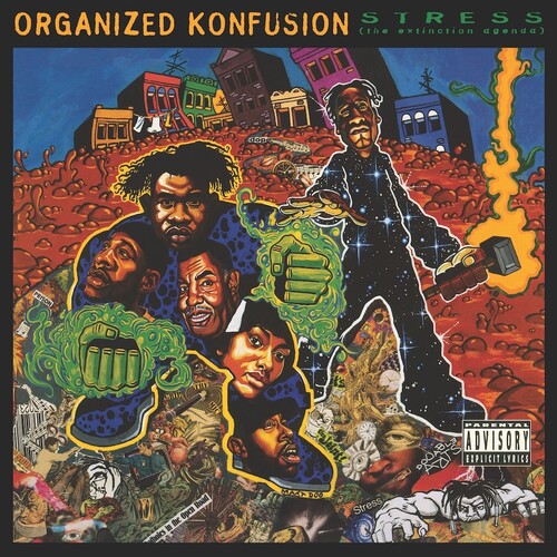 Organized Konfusion - Stress: The Extinction Agenda vinyl record cover