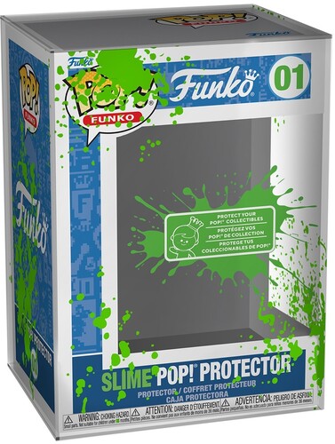 Funko POP! Protector Printed UV: Green Slime Splatter