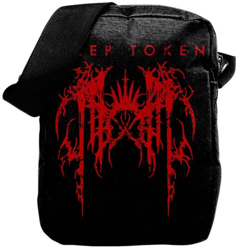 Rocksax - Sleep Token - Grunge Logo - Crossbody Bag with Stash Pockets (Black)