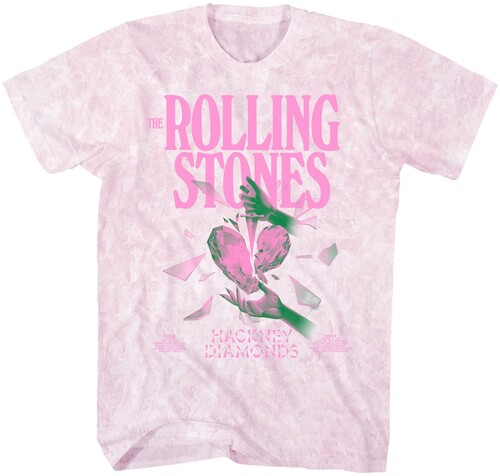 ROLLING STONES HACKNEY TSHIRT LG PINK 31273052A3