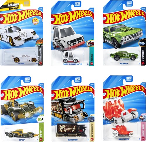 HOT WHEELS 1 64 BASIC CAR 72 PIECE H ASRT