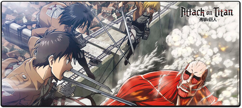 Attack on Titan - XXL Mousepad - Eren vs Colossal Titan