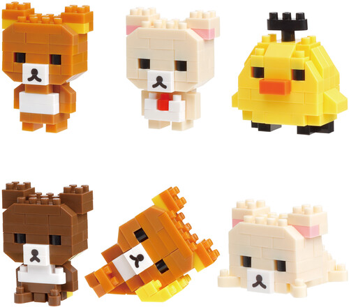 NANOBLOCK RILAKKUMA V1 BLIND BOX MININANO 6CT PDQ
