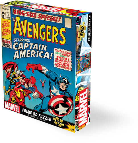 Marvel Comics The Avengers #3 300pc 18x12 in 3D Lenticular Puzzle