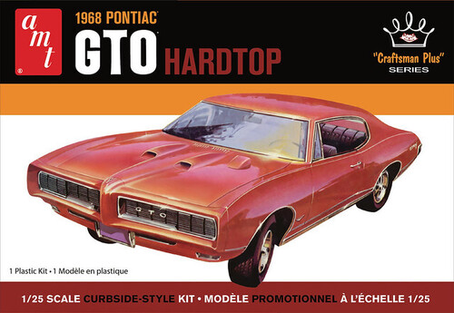 AMT 1968 Pontiac GTO Hardtop Craftsman Plus 1/25 Scale Model Kit
