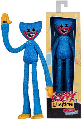 McFarlane Toys - Poppy Playtime - 12"" Huggy Wuggy (Smile) Bendable Figure