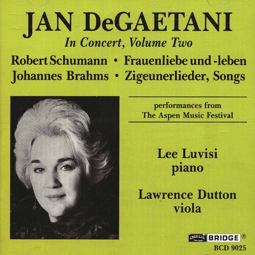 JAN DEGAETANI - Jan Degaetani in Concert 2