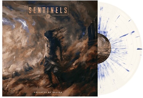 Sentinels - Collapse by Design (IEX) (Bone w/ Blue Splatter)