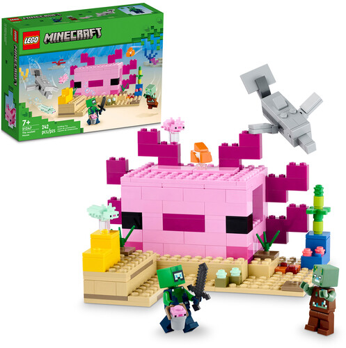 LEGO MINECRAFT THE AXOLOTL HOUSE