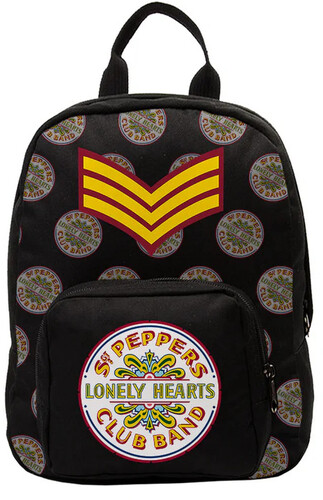 Rocksax - The Beatles - Sgt Peppers Logo - Mini Backpack (Black)