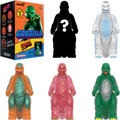 Super7 - Toho - Reaction Blind Box Wv9 - Shogun V3 12pc Flat