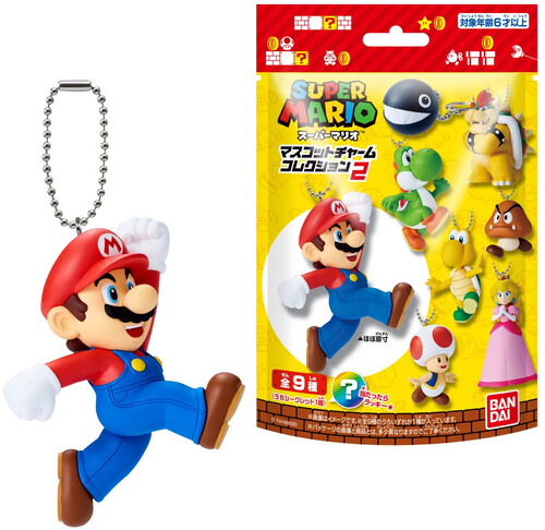 SHOKUGAN SUPER MARIO BROS. MASCOT CHARM COLLECTION|alliance entertainment