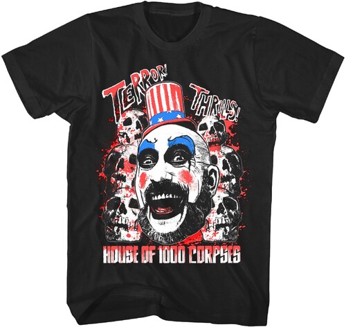 House Of 1000 Corpses - Captain Spaulding T-Shirt - XL Black TS4409HTCA4