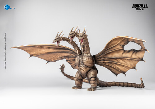 10IN KING GHIDORAH BATTLE DAMAGED VER ACTION FIG