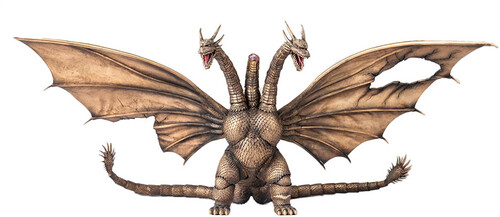 10IN KING GHIDORAH BATTLE DAMAGED VER ACTION FIG