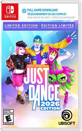 Just Dance 2026 LE Bilingual (Code-In-Box) for Nintendo Switch