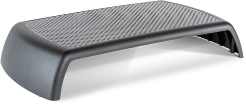 Allsop 32212 Ergo Riser Monitor Stand - Black Gray