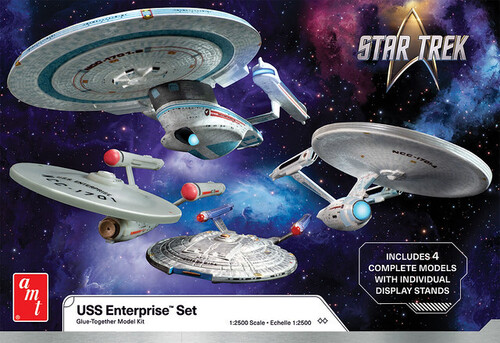 Star Trek U.S.S. Enterprise Four Ship Set AMT Model Kit