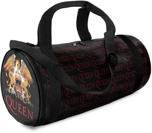 ROCKSAX QUEEN CREST LOGO DUFFLE BAG BLACK|alliance entertainment