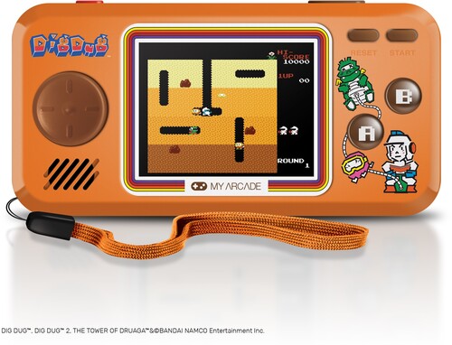My Arcade Dgunl3243 Dig Dug Pocket Player Game Sys - My Arcade DGUNL-3243 DIG DUG POCKET PLAYER