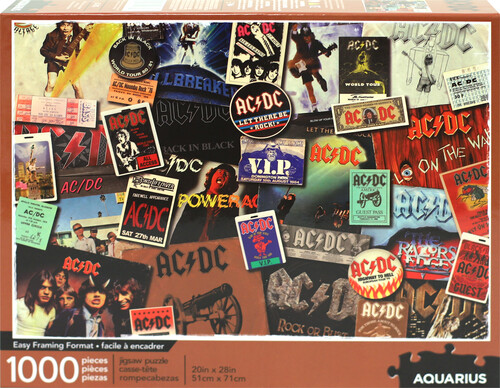 AC/DC - AC/DC Albums 1,000 pc Puzzle