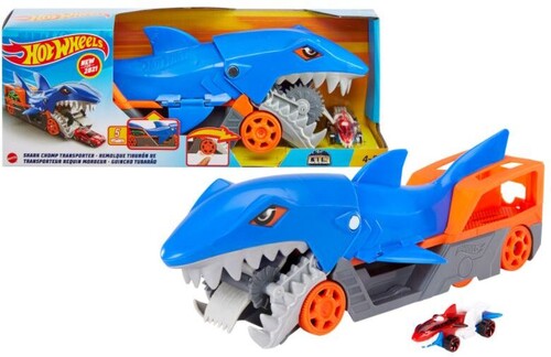 Hot Wheels - Hw Shark Chomp Transporter Playset (Tcar)