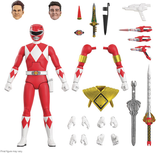 POWER RANGERS ULTIMATES! WAVE 2 - RED RANGER