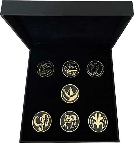 Icon Heroes - Mmpr Power Coins 24k Gold-Plated Pins Box Set (Net
