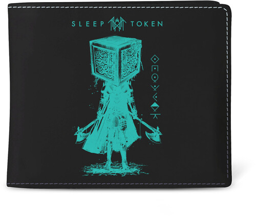 Rocksax - Sleep Token - Granite Logo - Wallet with Coin Pocket (Black)