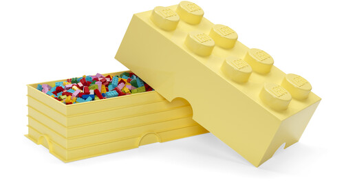 STORAGE BRICK WITH 8 KNOBS COOL YELLOW