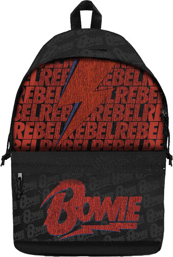 Rocksax - Bowie - Rebel Rebel - Daypack with Laptop Pocket (Black)