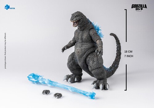 7IN (2001) HEAT RAY GODZILLA ACTION FIGURE