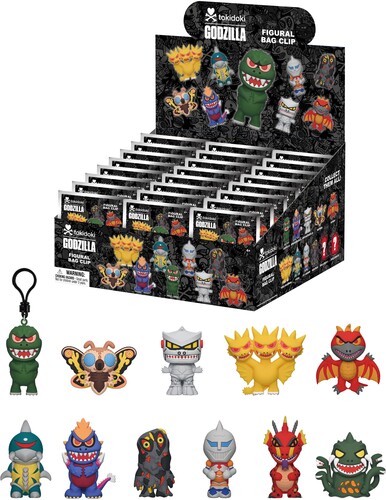 Tokidoki x Godzilla - Series 1 - 3D Foam Bag Clip Blind Bag - 24pc PDQ Display