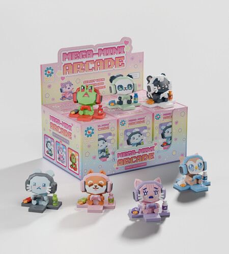 Kaleidos Mega Mini Arcade: Blind Box with 6-Piece PDQ