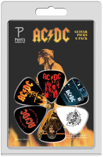 Perri's - AC/DC - Variety - Guitar Picks (6 Pack)