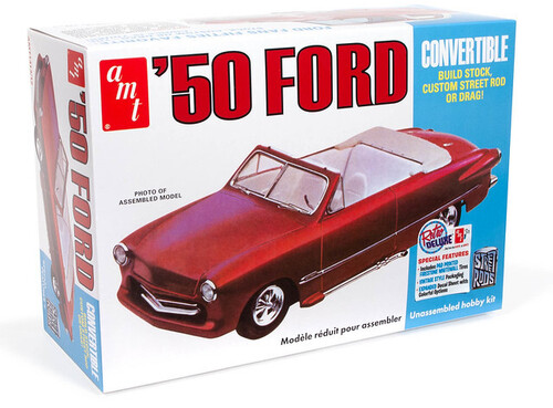 AMT 1950 Ford Convertible Street Rods Edition 1/25 Scale Model Kit