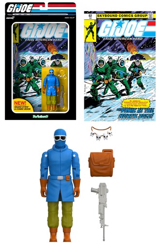 G.I. JOE REACTION+ FIGURES - SNAKE EYES (SKYBOUND