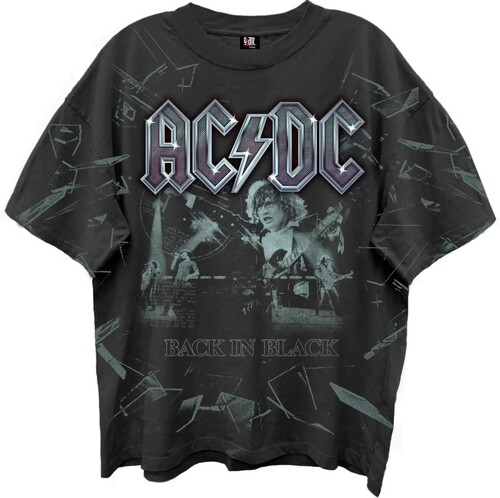 AC/ DC BACK IN BLKGIANT VINTAGE T SHIRT LRG BLACK