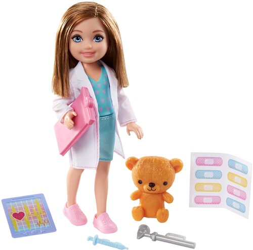 BARBIE CHELSEA CAN BE DOCTOR DOLL AND PLAYSET