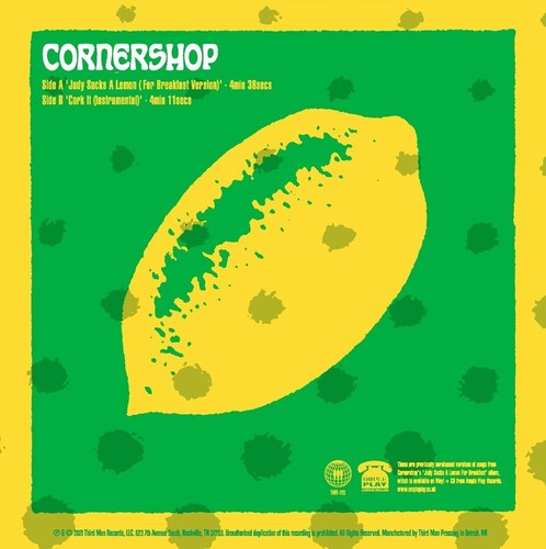 Cornershop - Judy Sucks A Lemon B/W Cork It