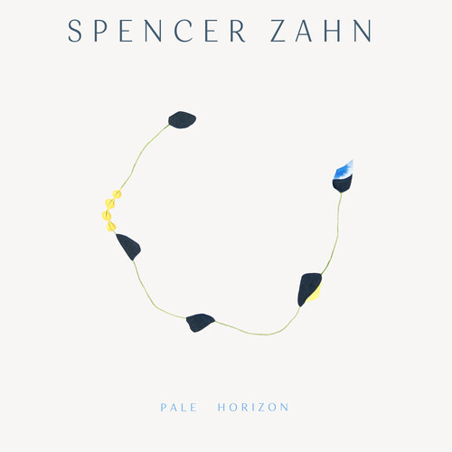 Spencer Zahn - Pale Horizon (White Teal & Beige) (Beig) vinyl record cover
