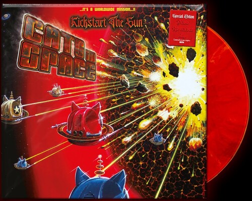 Cats in Space - Kickstart The Sun [Colored Vinyl] [Limited Edition] (Red) (Uk)
