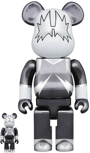 KISS SPACE MAN CHROME VERSION 100% & 400% BEA 2PK