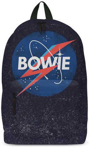 Rocksax - Bowie - Space Logo - Classic Backpack with Laptop Pocket (Black)