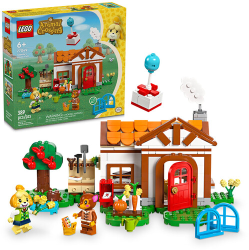 LEGO ANIMAL CROSSING ISABELLES HOUSE VISIT